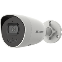 HIKVISION 6MP Acusense Fixed Bullet, IP67, EXIR, up to 40m, Built-in Mic, strobe light, 4mm (2066)