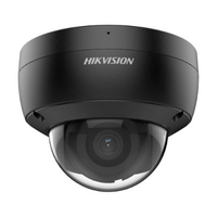 HIKVISION 6MP Acusense Fixed Dome, IP67, IK10, EXIR, up to 30m, Audio/Alarm I/O, Built-in microphone, 2.8mm, Black(2166)