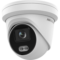 HIKVISION ColorVu Gen 2, Turret, 4MP, White Light, 2.8mm, built-in Mic (2347G2)